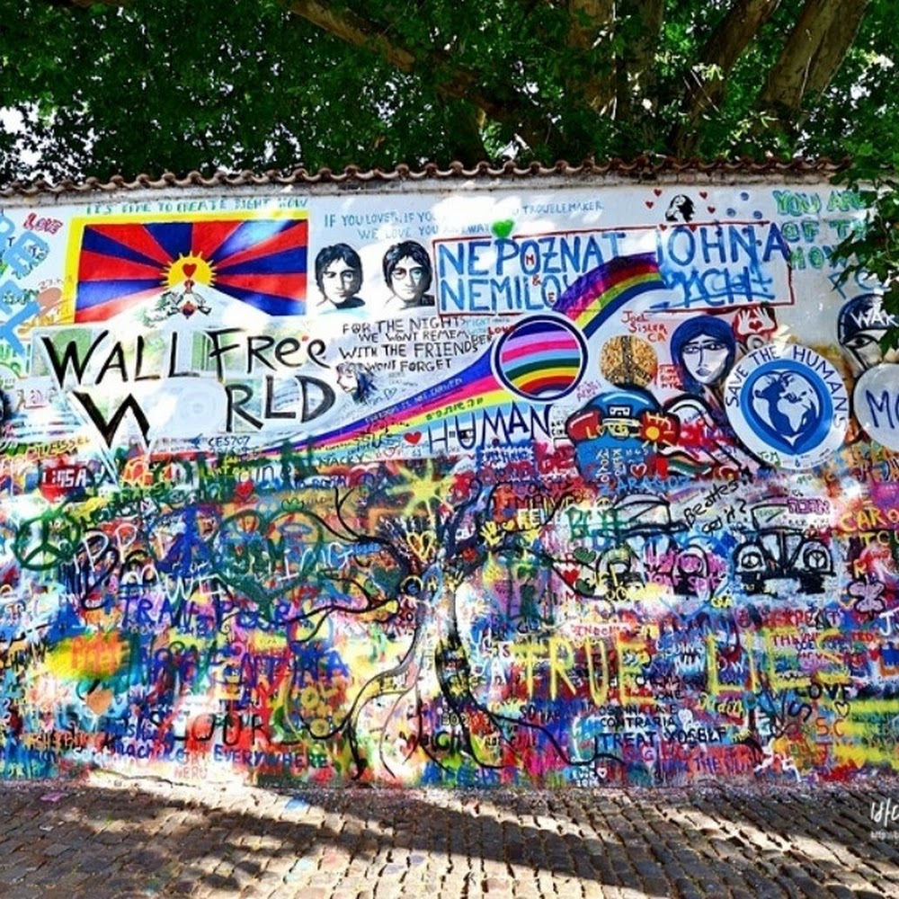 John Lennon Wall in Lesser Town — activity in Czech Republic