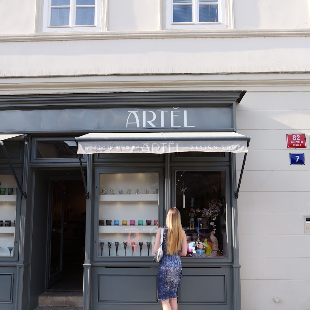 Artěl Glass in Lesser Town — shop in Czech Republic