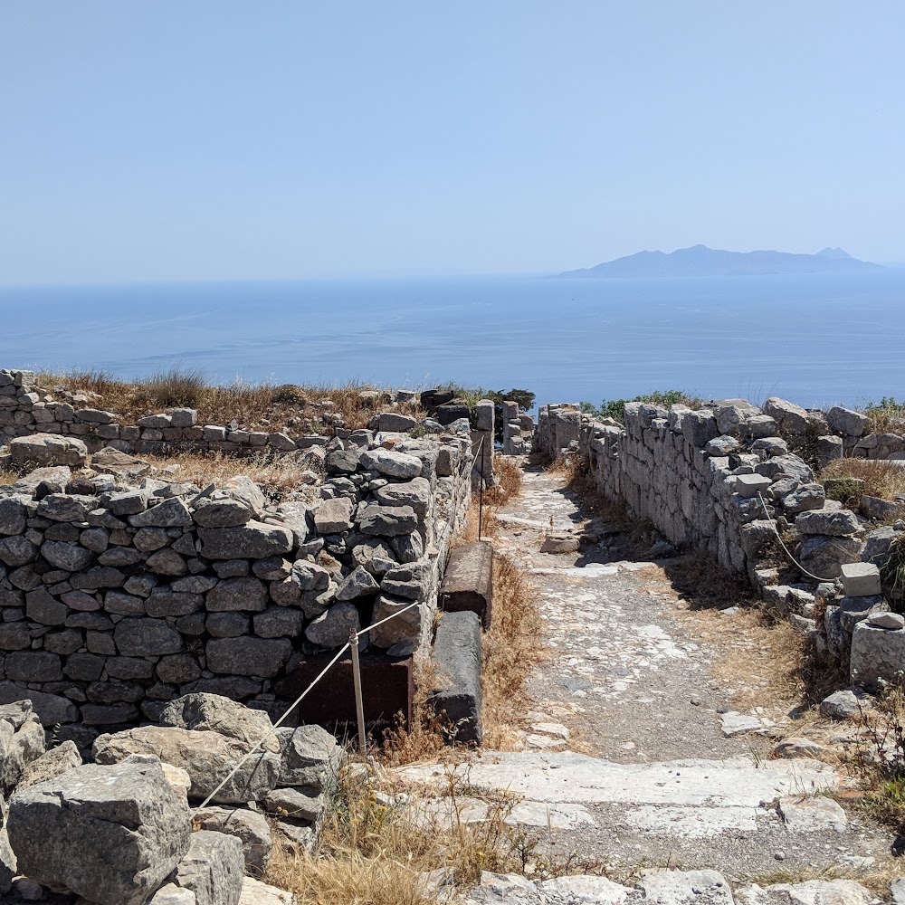 Ancient Thera in Kamari — activity in Greece