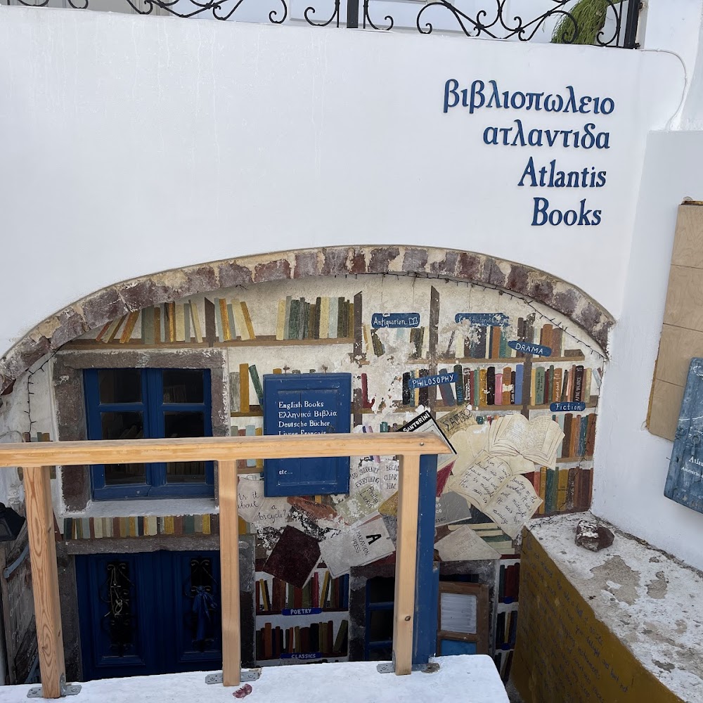 Atlantis Books in Oia — shop in Greece