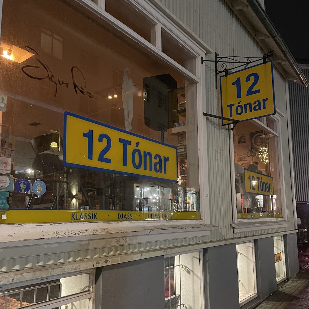12 Tónar Record Store in Downtown — shop in Iceland
