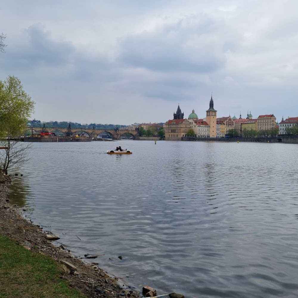 Střelecký Island in New Town — activity in Prague