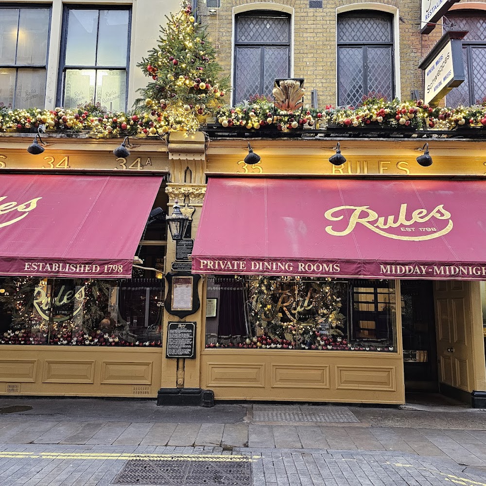 Rules Restaurant in Covent Garden — restaurant in London