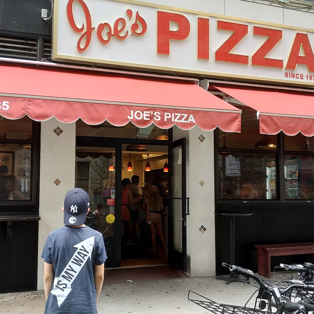 New York Pizza Slice — must-try food in New York City at Joe's Pizza (original Carmine St location)