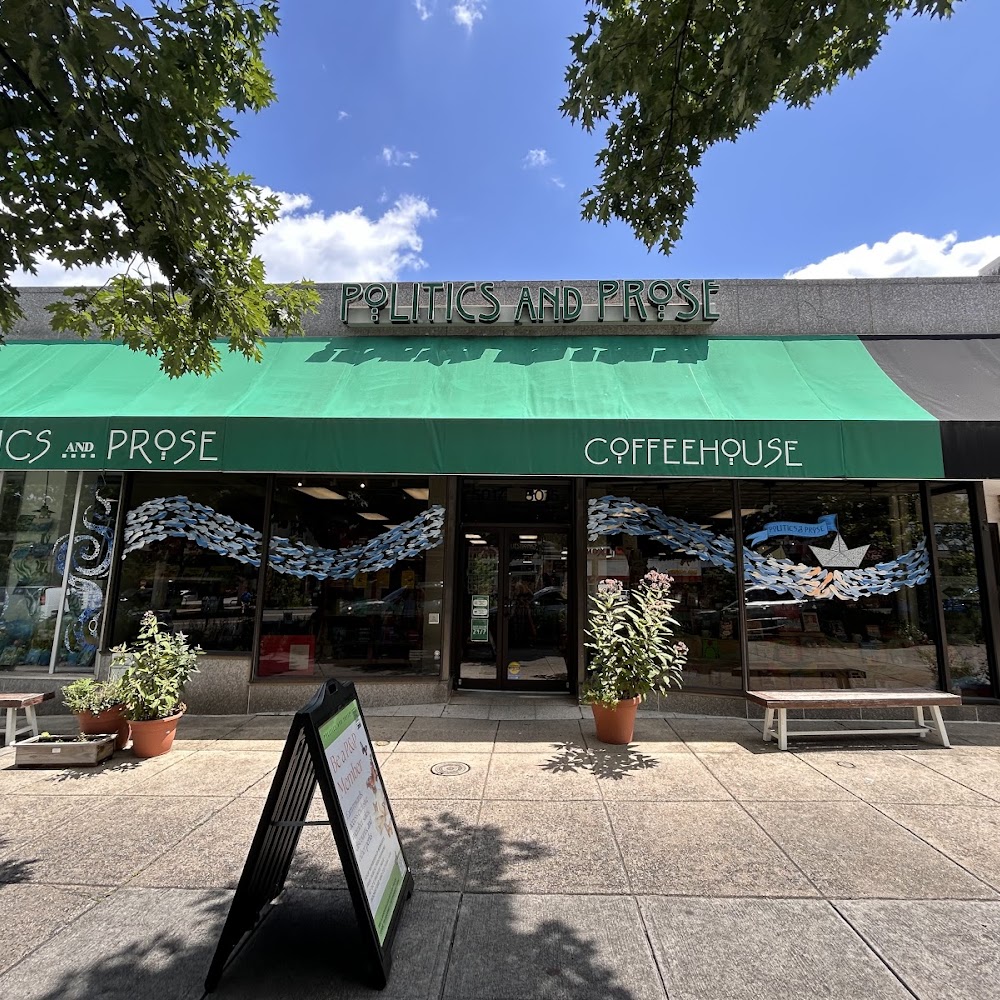 Politics and Prose Bookstore in Chevy Chase — shop in Washington DC