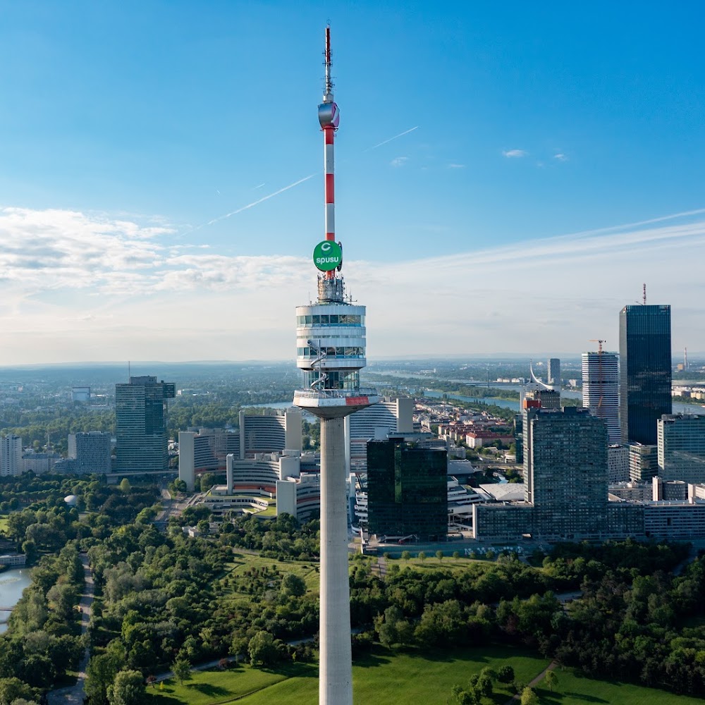 Danube Tower in Donaustadt — activity in Vienna